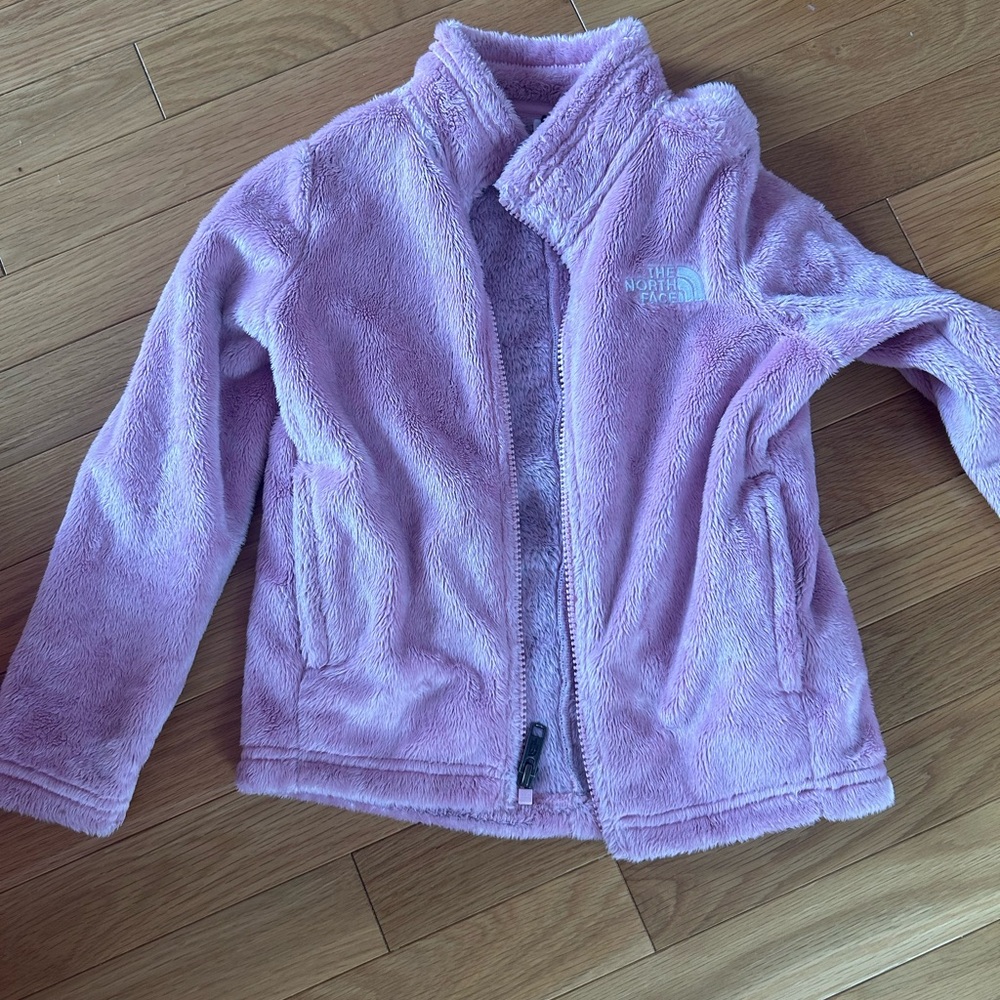 North Face girls 5T fleece almost new